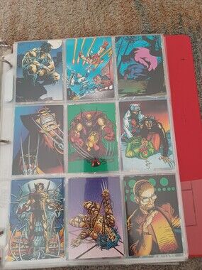 1992 Wolverine From Then ’Til Now II Complete 90-Card Marvel Set